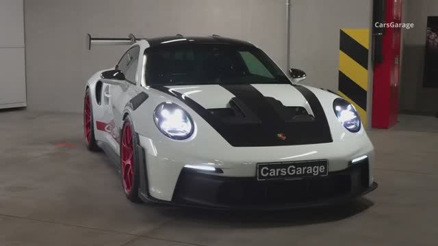 2024 White Porsche 911 GT3 RS Weissach Package - The Ultimate Sports Car In Detail