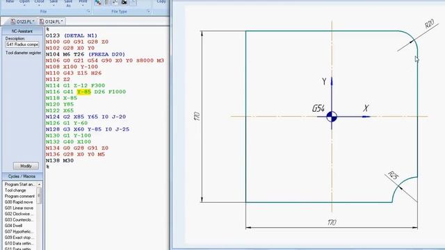 Урок №1. Программирование на фрезерных станках ЧПУ с сиcтемой Fanuc