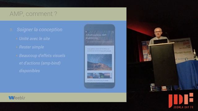AMP: Accelerated Mobile Pages pour Joomla - JoomlaDay France 2018 смотреть онлайн