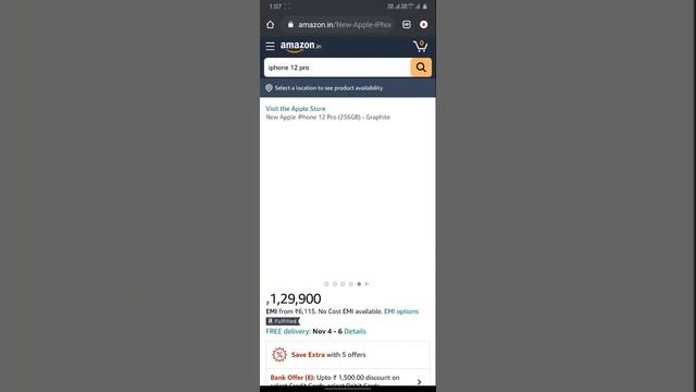 New Apple IPhone 12 Pro (256GB) - Graphite 2020 Review