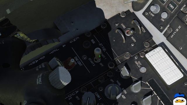 Запуск самолёта из кабины F-16 "Fighting Falcon". Авиасимулятор DCS смотреть онлайн