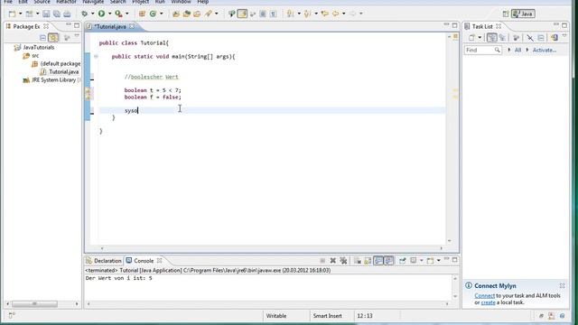 Java Tutorial German Teil 6 - Boolean - Der Java'sche Lügendetektor смотреть онлайн
