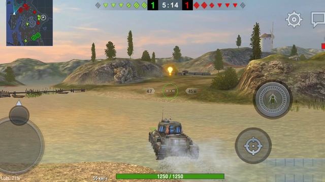 World Of Tanks бой на танке Т-43