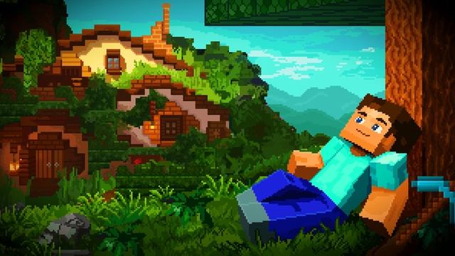 Майнкрафт, но это лофи-биты смотреть онлайн