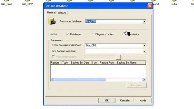 06 - Criar, restaurar e backup de base no Sql Server 2000 смотреть онлайн