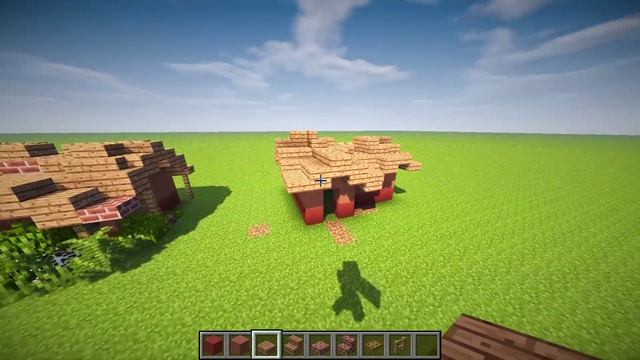 Minecraft: Roman Hut Tutorial 1