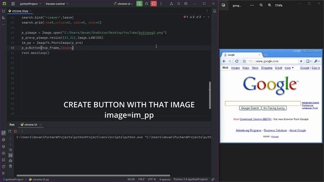 GOOGLE CHROME UI | PYTHON | TKINTER - PART 1 смотреть онлайн