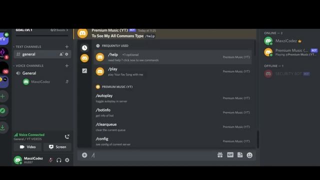 ADVANCE MUSIC BOT WITH SLASH COMMAND | Advanced Music Bot |bot source code | MaxziPlayz смотреть онлайн