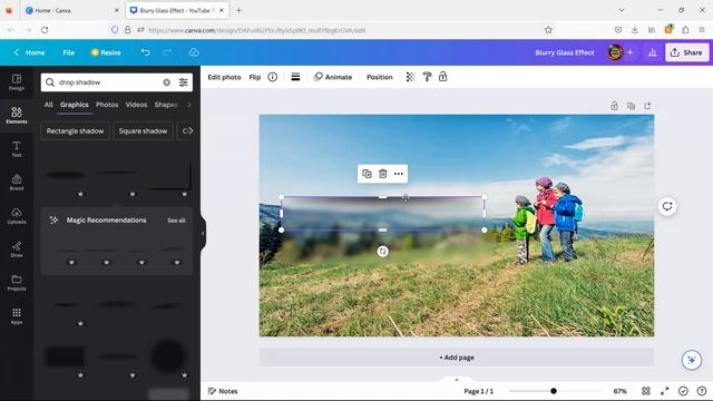 Canva Blurry Glass Effect ✏? смотреть онлайн