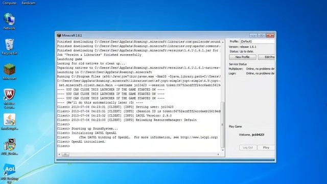 Minecraft 1.6.1 Launcher Wont Work! смотреть онлайн