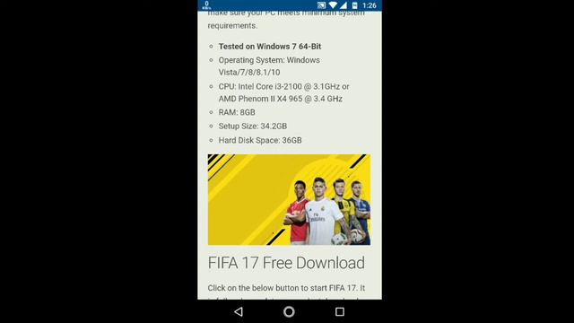 FIFA-17 PC mod Game Free-download смотреть онлайн
