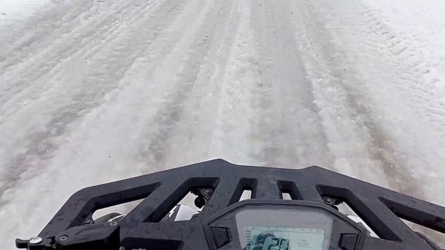 зимняя покатушка на квадроцикле | Kayo AU 150 ctv смотреть онлайн