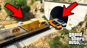 Сможет ли Тесла Кибертрак остановить Поезд в Гта 5 моды! Как остановить поезд в Gta 5 моды