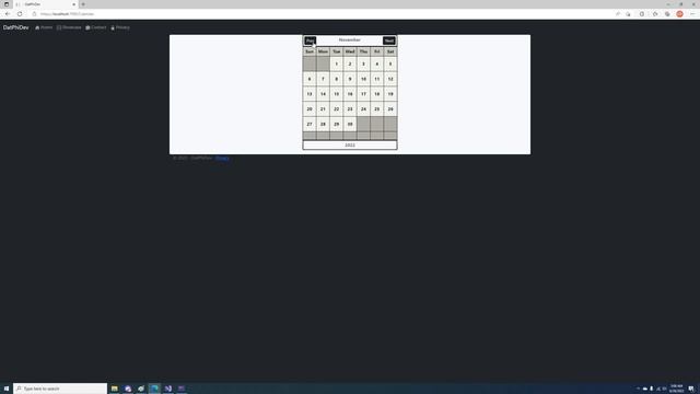 Javascript Calendar смотреть онлайн