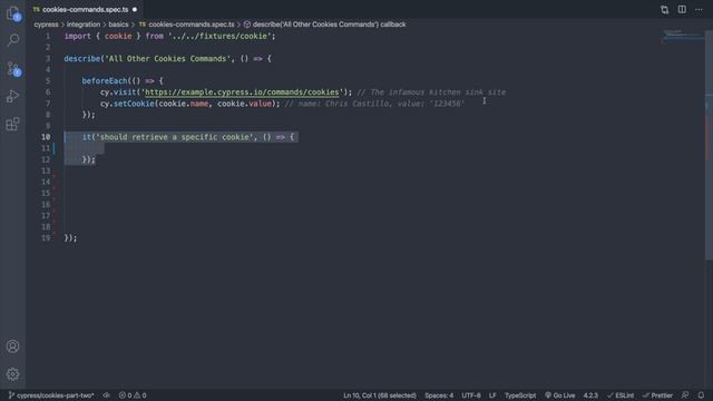 Rest of Cypress Cookies Commands смотреть онлайн