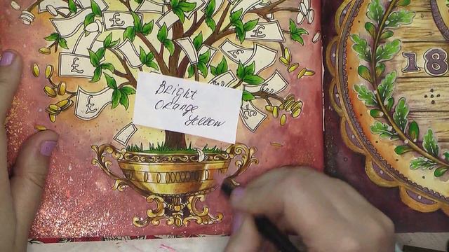 #Coloring thoughtlessly in 'Escape to Christmas Past'. Part 2 #adultcoloring смотреть онлайн