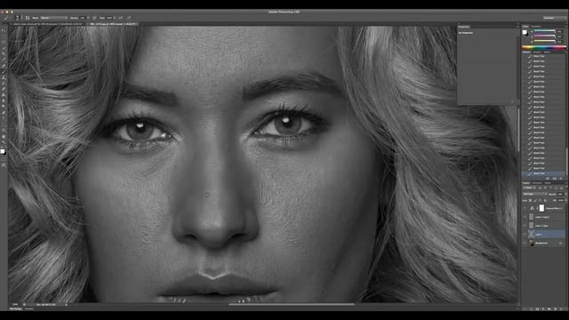 Ретушь портрета в Photoshop без использования фильтров