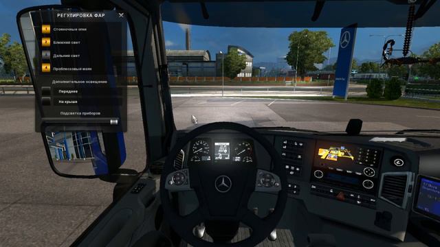 Euro Truck Simulator 2. {1.25} Мод: Mercedes - Benz Antos 1840. (Ссылка в описании) смотреть онлайн