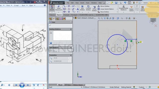 SolidWorks Beginners|Exercise 63|Practice session Tutorial смотреть онлайн