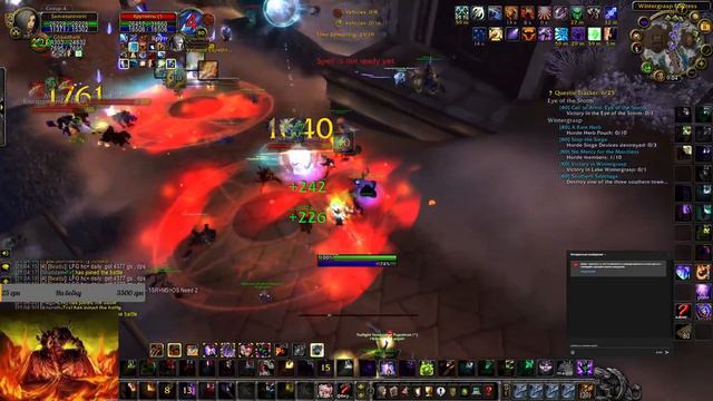 Wrath of the Lich King. Warlock destruction gameplay.New cd. go go go смотреть онлайн