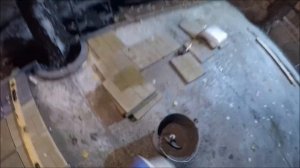 Укладка тротуарной плитки на бетон