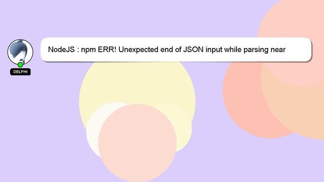 NodeJS : npm ERR! Unexpected end of JSON input while parsing near '..."jscs":"~3.0.7","moch' смотреть онлайн