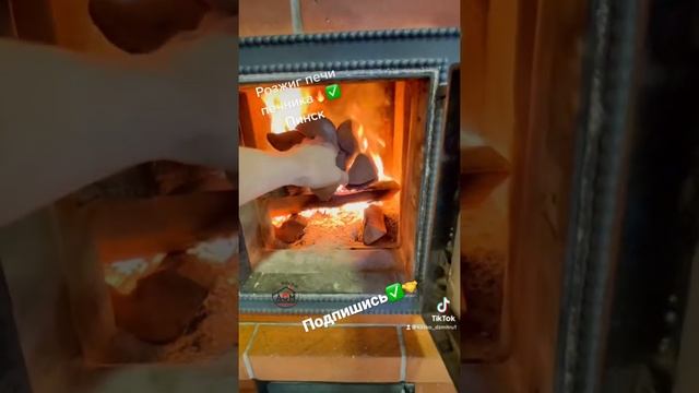 Розжиг печи печника. #домпечникаkasko #дмитрий_косько #дима_может смотреть онлайн