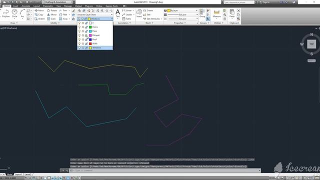 How to turn on and off layers in AutoCad _ How to freeze, lock and unlock layers in AutoCad смотреть онлайн