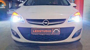 Opel Astra J модернизация света фар
