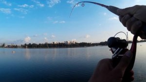 Рыбалка на спиннинг на городском пляже Белгорода