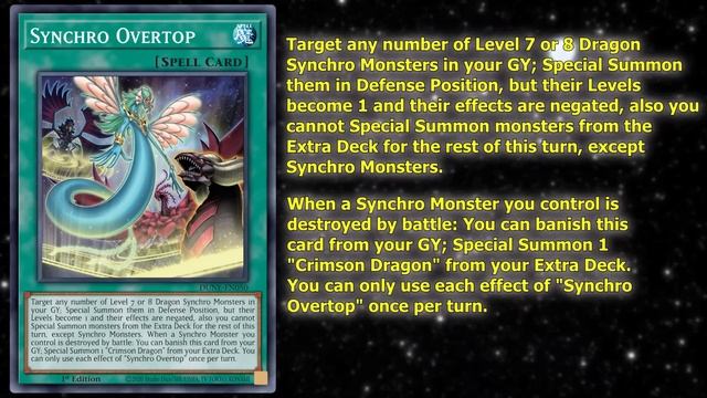 SYNCHRO SUMMONING IS BACK - Duelist Nexus Rise of the Crimson Dragon смотреть онлайн