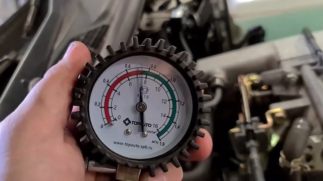 #autobox03 Mark2 GX100 1GFE замер компрессии