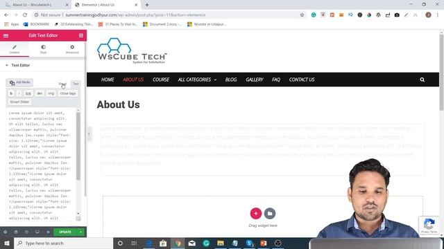 Learn How to Edit Text Editor with Elementor in WordPress | WordPress Tutorial смотреть онлайн