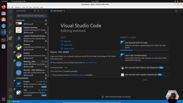 Connect VSCode to a development machine via SSH смотреть онлайн