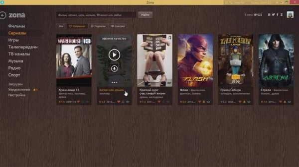 Установка, Пользование, Настройка программы "Zona"