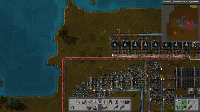 Factorio 28 - Нефть и обследование территории смотреть онлайн