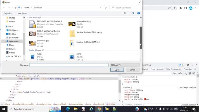 How to crop image before upload in jQuery | Upload cropped image to server with Cropper.js and PHP смотреть онлайн