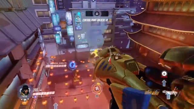 PUNISHMENT AT LIJIANG - Overwatch Pharah QuickPlay смотреть онлайн