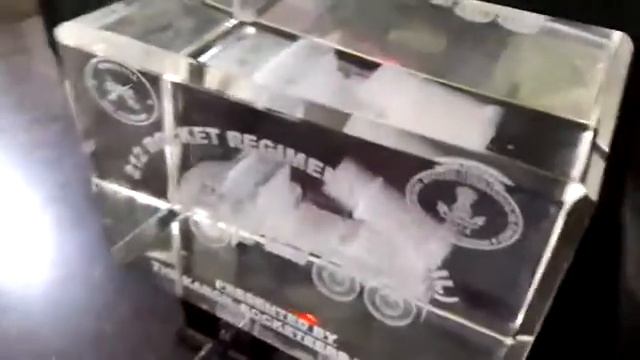 #3d Army Truck Tatra Model Engraved Crystal Cube смотреть онлайн