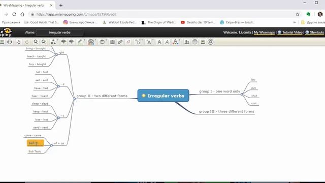 Как создавать интеллект-карты в сервисе WiseMapping.com смотреть онлайн