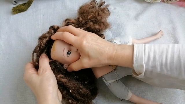 Реставрация винтажной куклы Начало Разборка смотреть онлайн