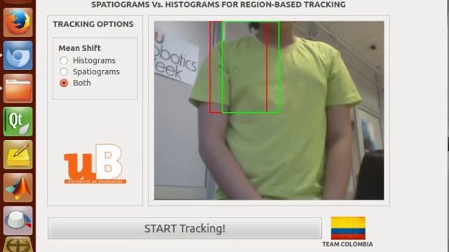 Tracking test (Spatiogram+Histogram) Mean Shift смотреть онлайн