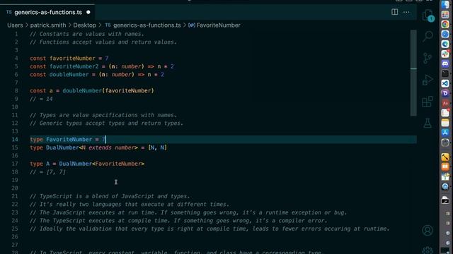 TypeScript generics are like functions for types смотреть онлайн