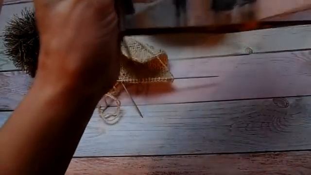 Вяжем подследники (тапочки) спицами простым способом. Бабушкин способ