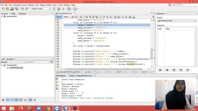 Tutorial Java Pemula 04 : Menentukan harga tiket kereta dan Perhitungan Gaji смотреть онлайн
