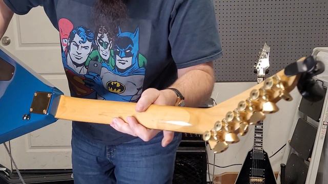 JACKSON KVX10 turned into a Flametop Custom V. Personal collection review. смотреть онлайн