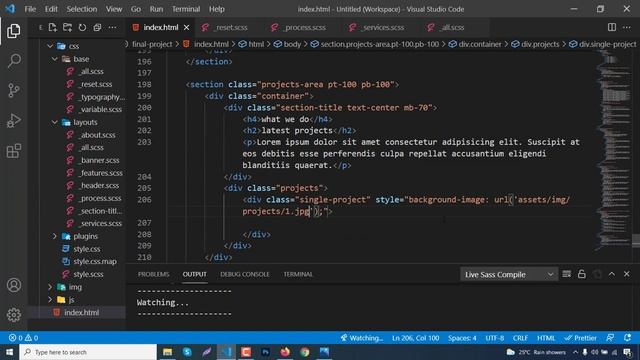 Class 3 | Project 1 | One Page Business Website with SASS, FlexBox, Grid & jQuery Plugin смотреть онлайн