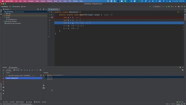 How to debug code in IntelliJ IDEA with Step Over, Step in and Evaluate expression смотреть онлайн