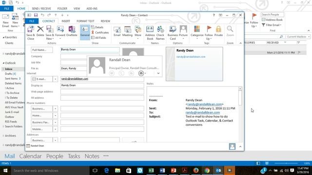 Converting Emails into Task, Calendar, and Contact Items in Outlook смотреть онлайн