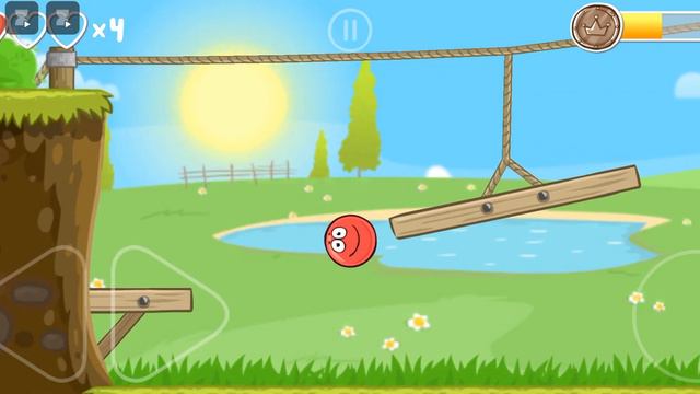 Вторая часть геймплея Red Ball 4 (Весь экран)